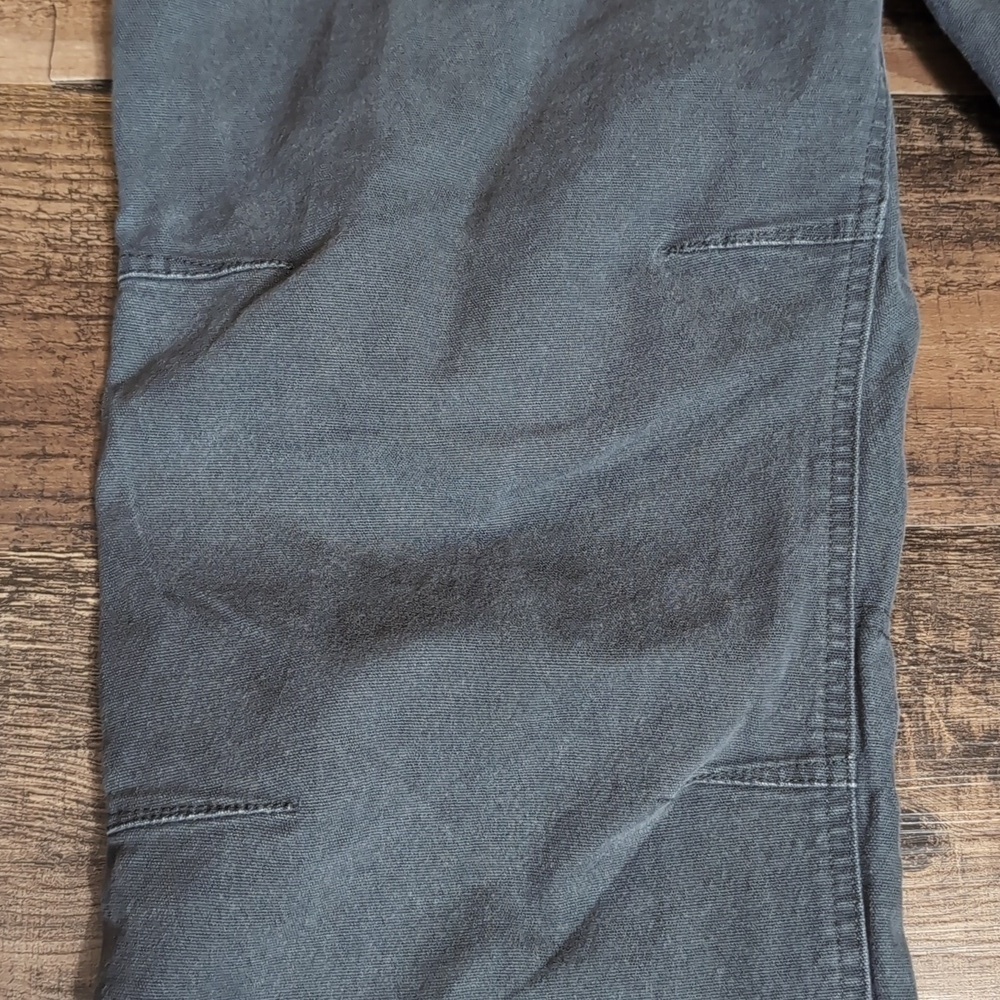 Eddie Bauer Flex Mountain Utility Pants Size 38x34 In Gray Heavyweight Canvas - Picture 10 of 12